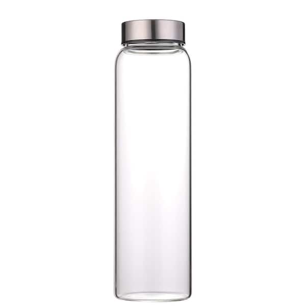 Numhew Borosilicate Glass Water Bottle 32 oz. with Neoprene Sleeve, Leak Proof Lid, Eco Friendly Reusable BPA Free