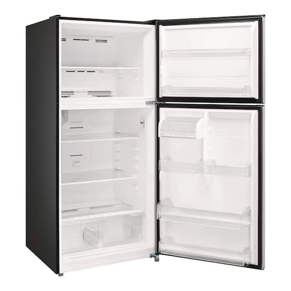 Vissani 18 cu. ft. Top Freezer Refrigerator in Stainless Steel