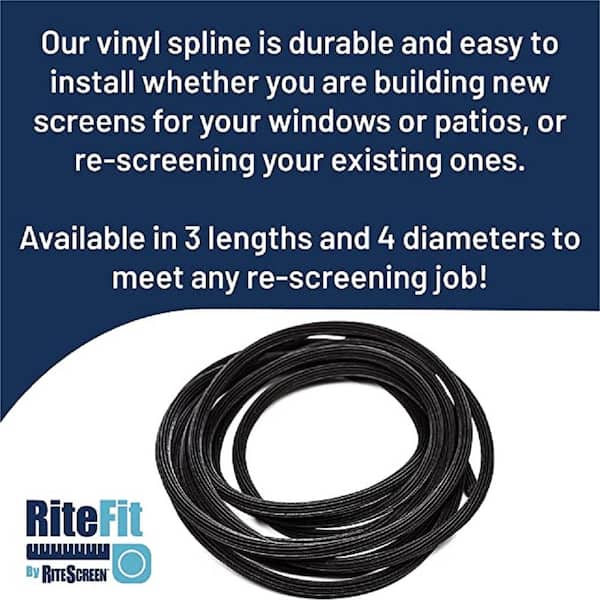 Window Screen Spline 0.220 in. x 25 ft.