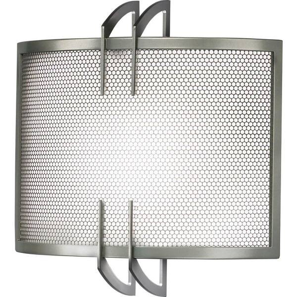 Filament Design 12.5 in. Satin Pewter Interior Wall Sconce with 1 Energy Efficient Light