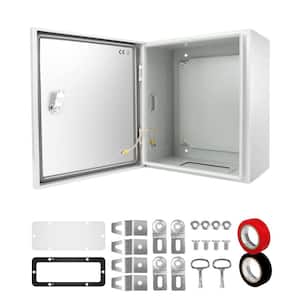 6 in. x 10 in. x 12 in. Metal Outdoor Electrical Junction Box Wall Mounted NEMA 4X Enclosure Box Metal Junction