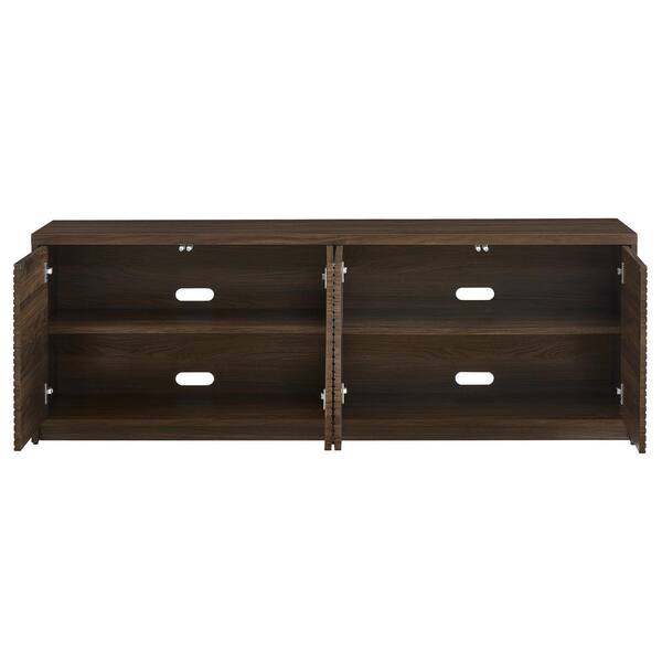 デジタウン　松戸市　202107 Meyer&Cross Desmond 70 in. Dark Oak TV Stand Fits TV's up to 78 in