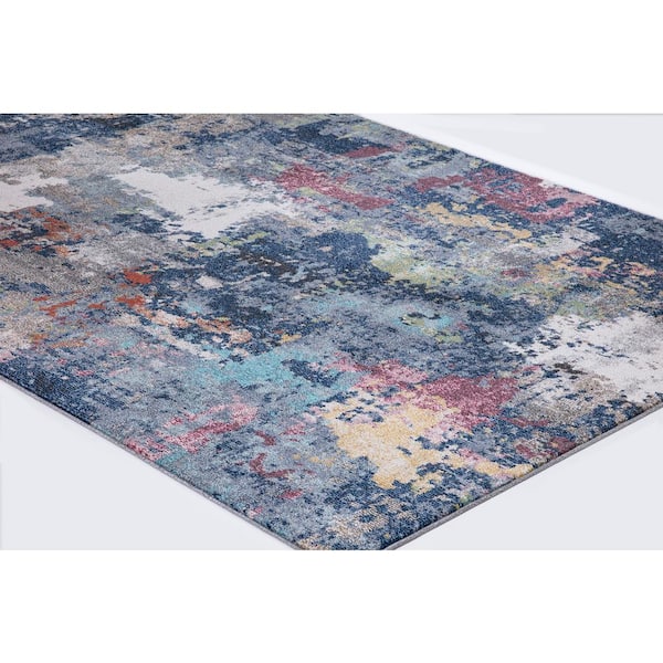 Vintage Collection Aloha Multi 3 ft. x 4 ft. Abstract Area Rug