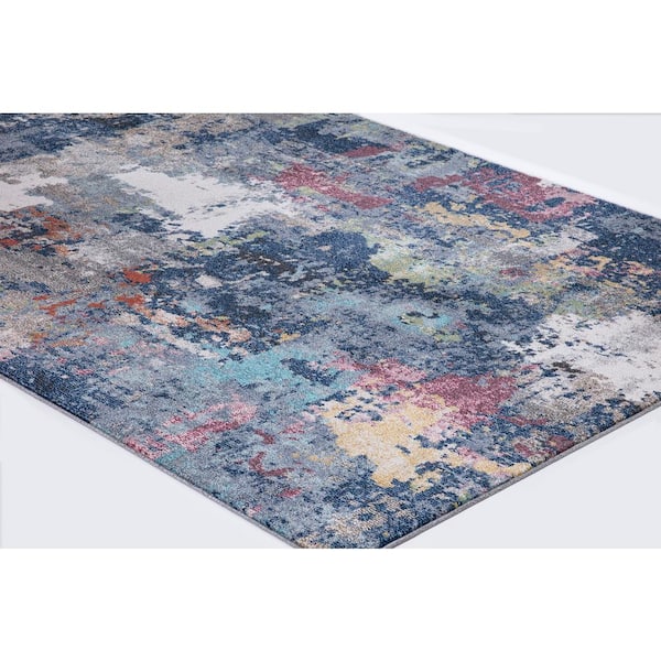 Vintage Collection Aloha Multi 7 ft. x 9 ft. Abstract Area Rug