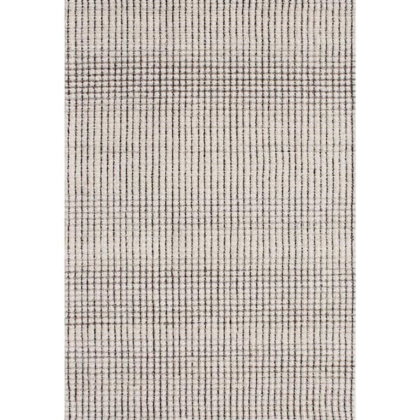 Dynamic Rugs Trono 5 ft. X 8 ft. Ivory/Natural Geometric Indoor/Outdoor Area Rug