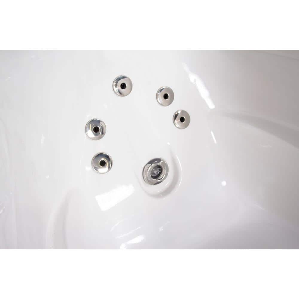 Gray Oval 2-Person Resin Plug and Play Hot Tub