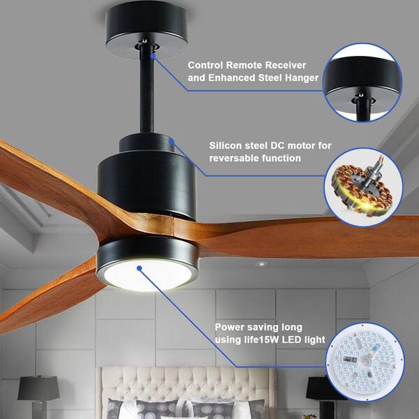 Black+decker 52 inch Ceiling Fan with Remote Control