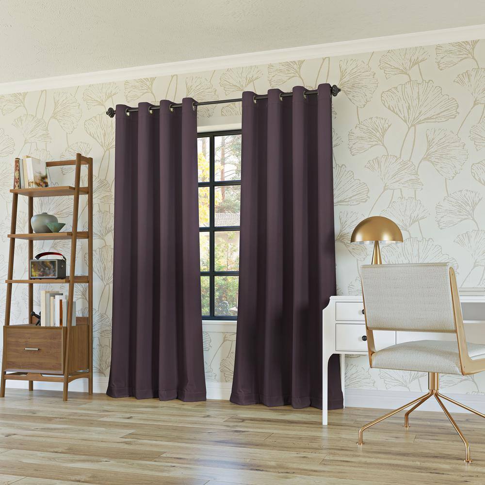 Fig Polyester 108" Blackout Grommet Curtain Panel