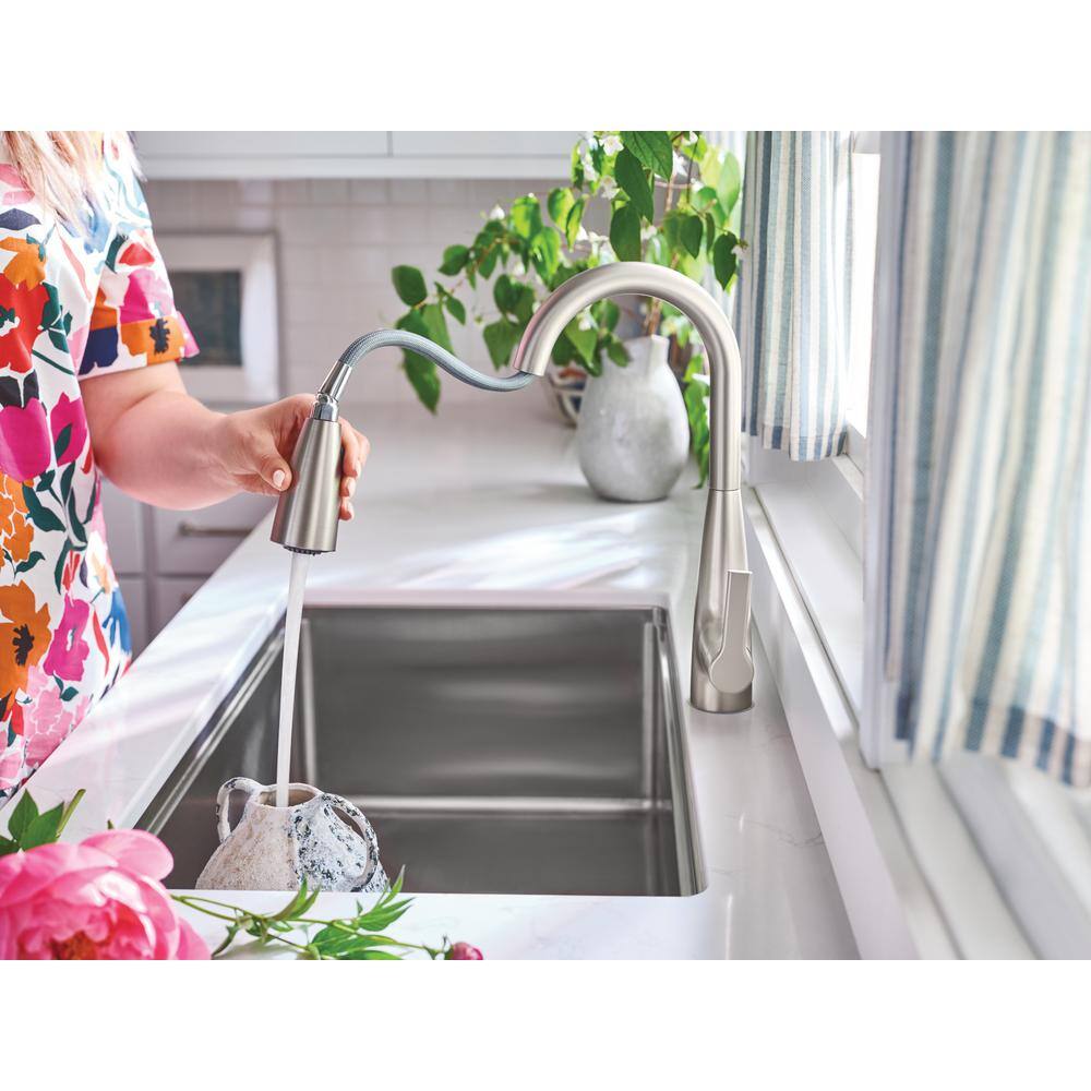 Stainless Steel Touchless Pull-Down Sprayer Kitchen Faucet