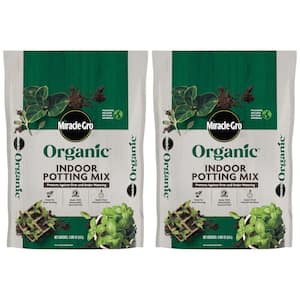 Miracle-Gro Organic Outdoor Potting Mix 25 qt. Soil for Container Plants,  Contains Quick-Release Natural Fertilizer, OMRI Listed 71281430 - The Home  Depot