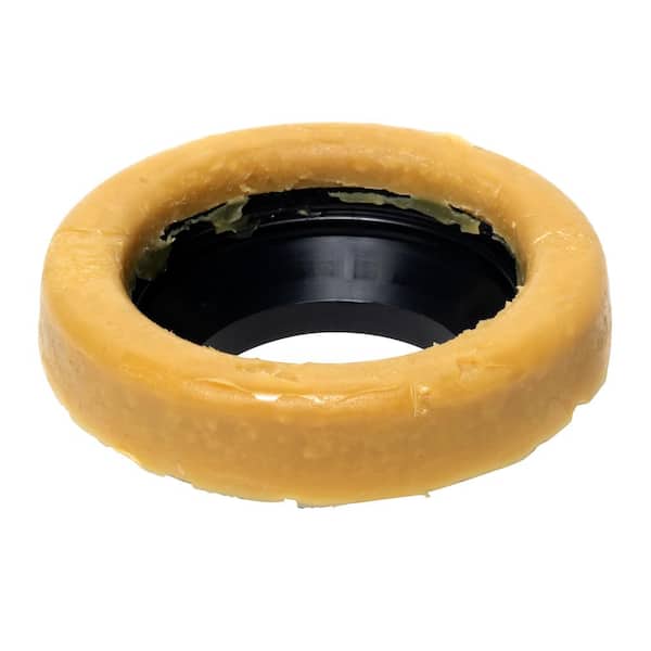Everbilt Reinforced Toilet Wax Ring with Plastic Horn and Zinc-Plated Toilet Bolts
