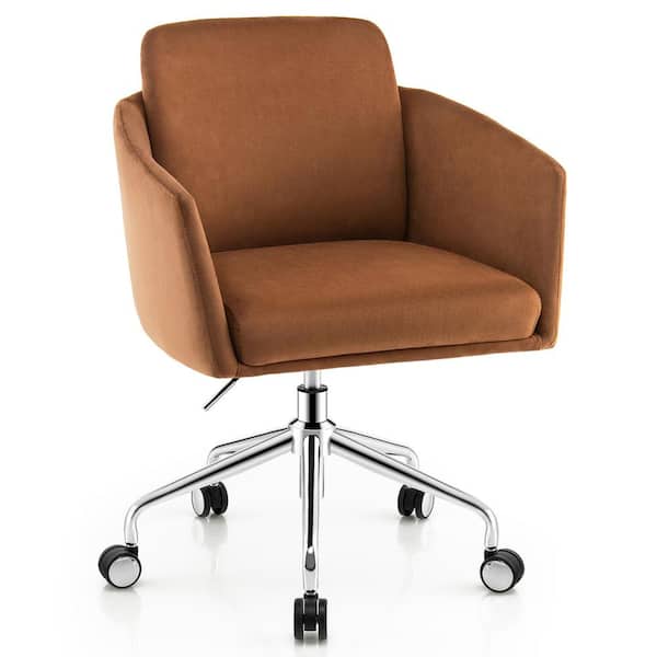 Costway Leather Office Chair - Adjustable Computer Desk Chair