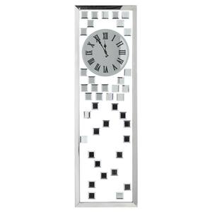 Silver Stainless Steel Glam Wall Clock