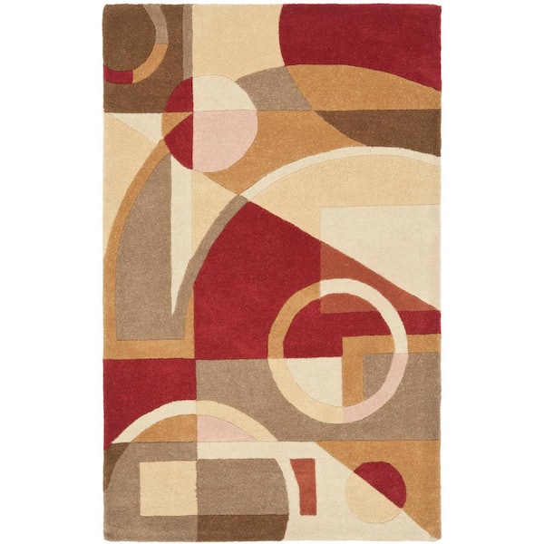 SAFAVIEH Rodeo Drive Beige/Multi 5 ft. x 8 ft. Geometric Area Rug