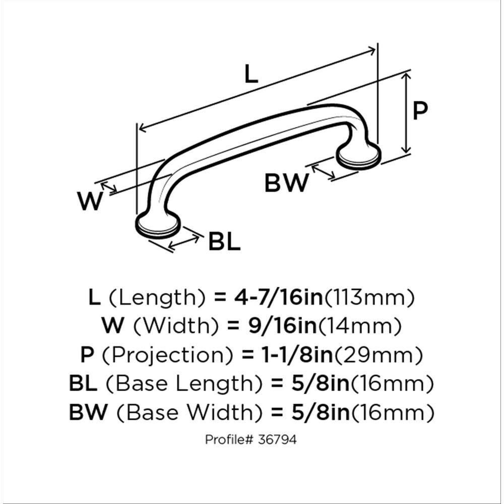 Satin Nickel Traditional Cabinet Drawer Pull with Mounting Hardware