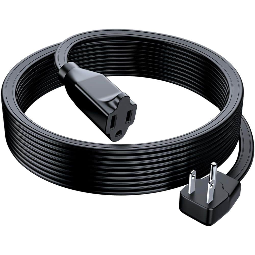 30 ft. 14 / 3 Medium / Heavy Duty Indoor Extension Cord Flat Plug Flat Wire 15 Amp Black price history on PriceWatchPro