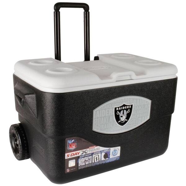 Coleman 50 qt. Oakland Raiders Extreme Cooler with Wheels