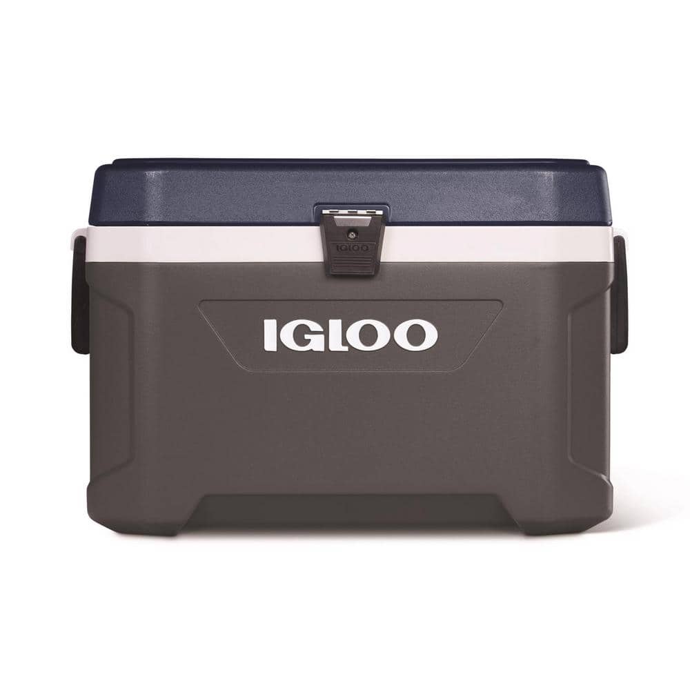 IGLOO MaxCold Blue/Gray 54 qt Ice Chest Cooler 8090275 - The Home