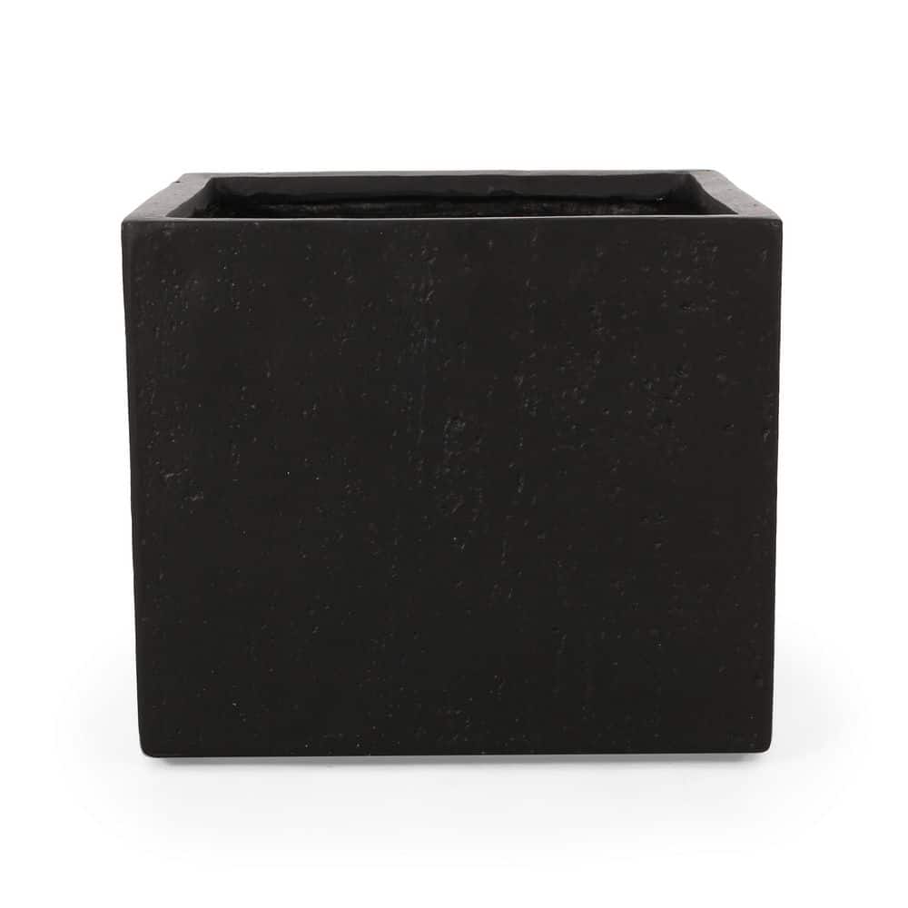 Large 22 in. W x 22 in. L Black Concrete Magnesium Oxide Outdoor Raised Beds Planter Boxes price history on PriceWatchPro