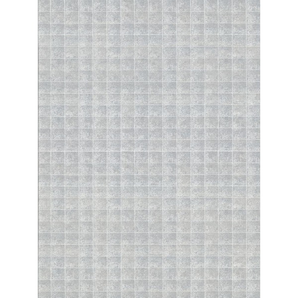 Nigel Grey Faux Tile Texture Paper Strippable Wallpaper (Covers 57.8 sq. ft.)