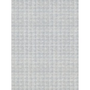 Nigel Grey Faux Tile Texture Wallpaper Sample