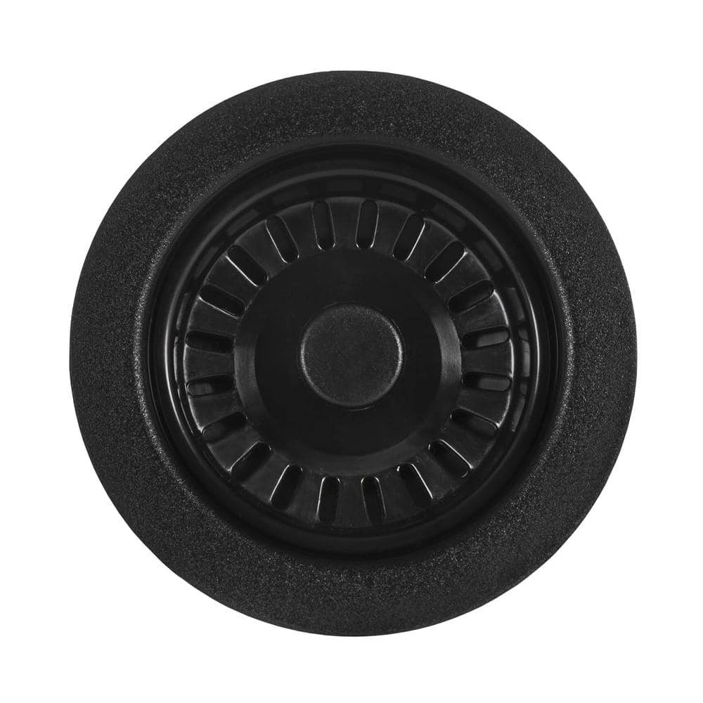 3.5 in. Kitchen Sink Basket Strainer Drain Assembly in Matte Black Finish price history on PriceWatchPro