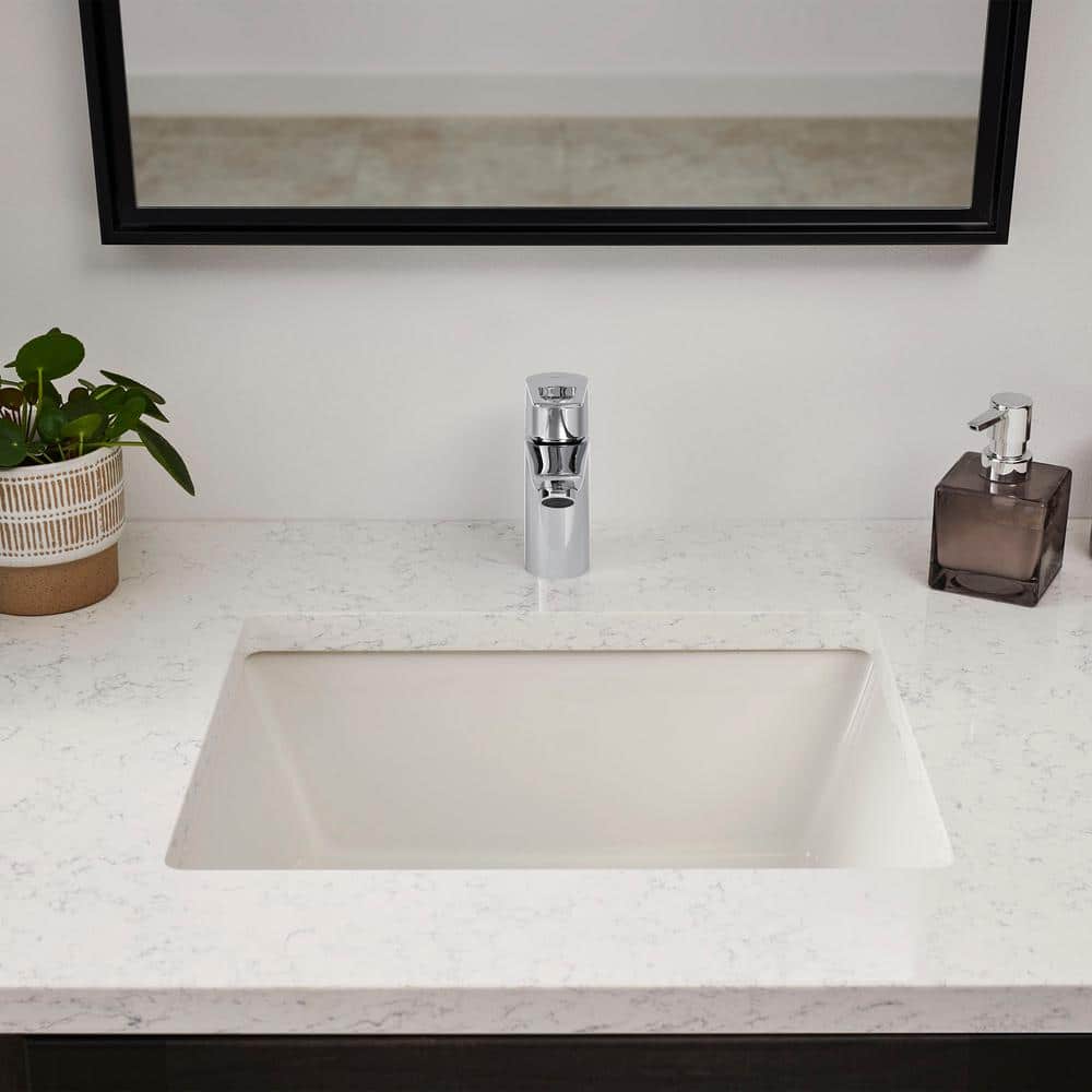 BauLoop Sleek Chrome Single-Handle Bathroom Faucet