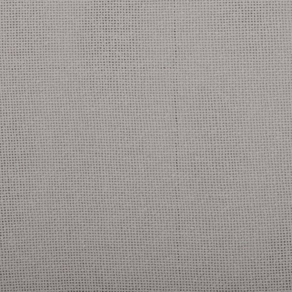 VHC Brands Burlap 16 in. Ruffled Country Farmhouse Dove Grey Queen Bed