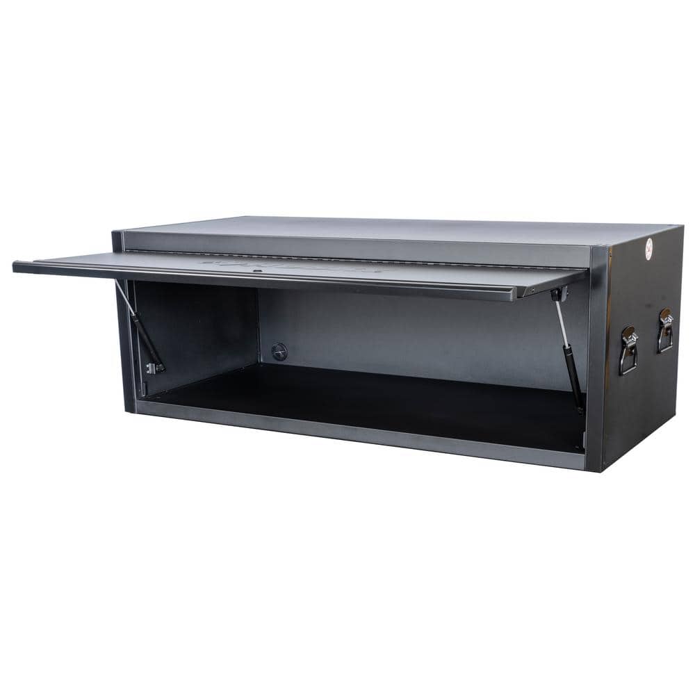 Modular Tool Storage 55 in. W x 24 in. D Heavy Duty Matte Black Top Tool Ch