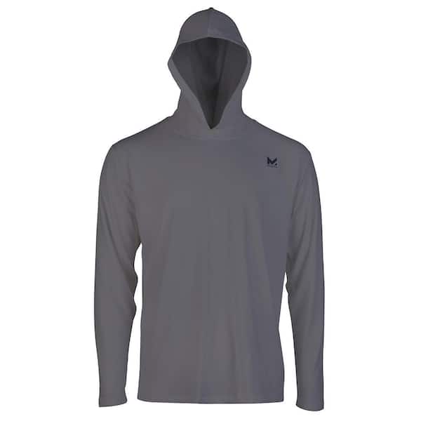 Long Sleeve Hoodie Shirt Charcoal - Large