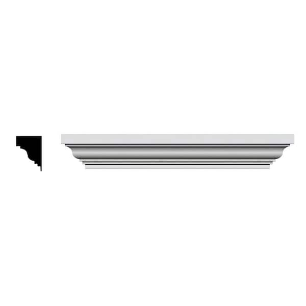 Ekena Millwork 60" Bottom Width x 66" Top Width x 4 1/2"H x 1/2"P Classic Crosshead