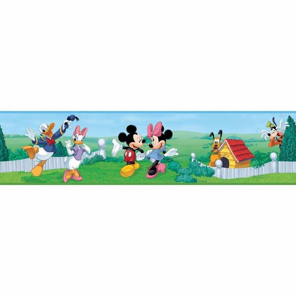 RoomMates Mickey and Friends Peel and Stick Wallpaper Border