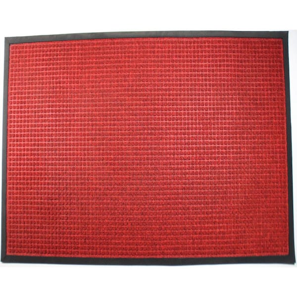Unbranded Rhino Mats - Town N Country Red 24 in. x 36 in. Entrance Mat