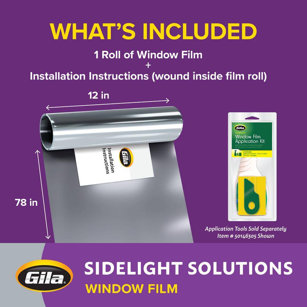 Frosted Glass Privacy Window Film 12in x 12in
