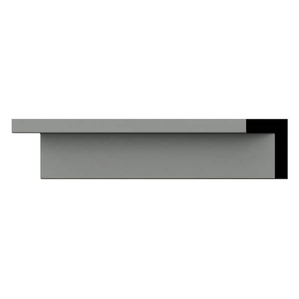 Ekena Millwork Sasha 1.125 in. D x 2 in. W x 94.5 in. L Polyurethane Crown Moulding
