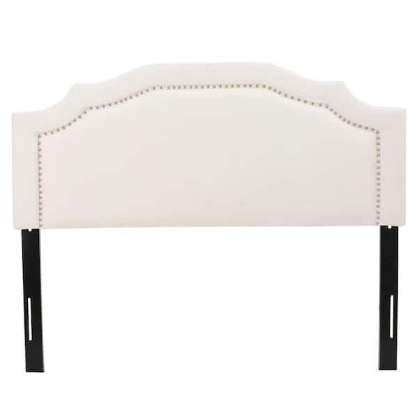 Noble House Ivory Queen/Full Adjustable Fabric Headboard 9251 - The ...