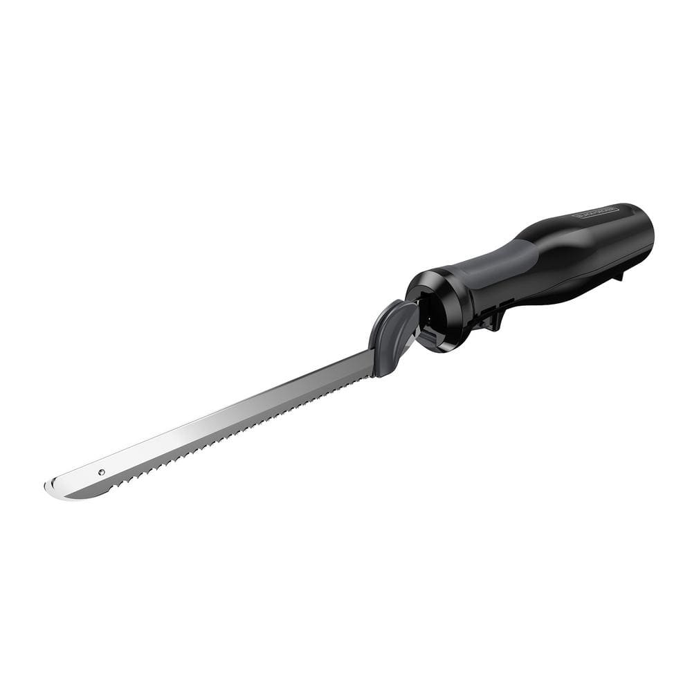 BLACK+DECKER 9 in. Comfort Grip Electric Knife in Black EK500B
