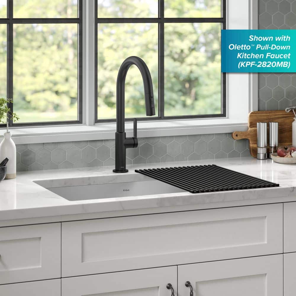 30-Inch Satin Stainless Steel Undermount Single Bowl Kitchen Sink