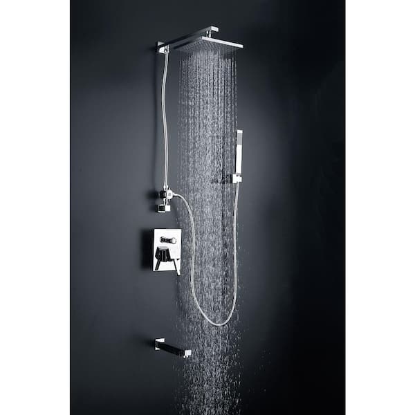 ANZZI Byne 1-Handle 1-Spray Tub and Shower Faucet with Sprayer