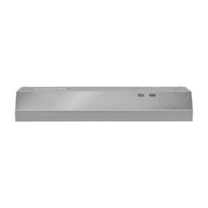30 in. Under Cabinet Range Hood with LED Light in Stainless Steel
