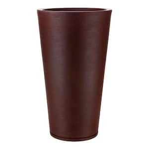 Genebra Large Brown Stone Effect Plastic Resin Indoor and Outdoor Planter Bowl