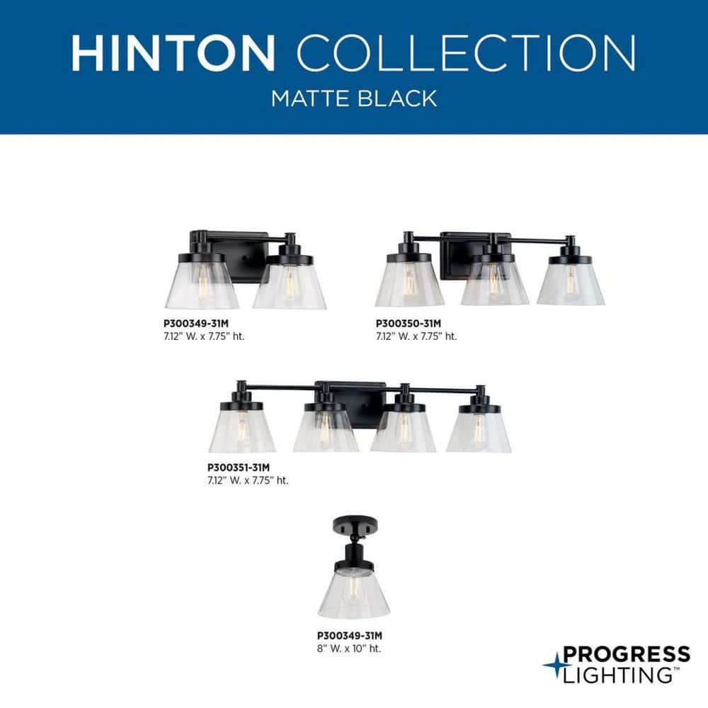 Matte Black and Seeded Glass Industrial Flush Mount Ceiling Light