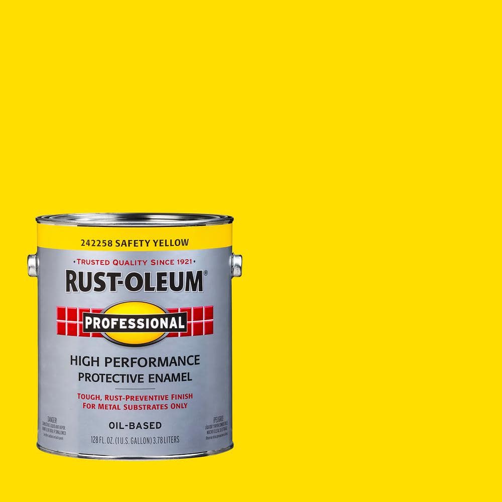 UPC 020066167950 product image for 1 gal. High Performance Protective Enamel Gloss Safety Yellow Oil-Based Interior | upcitemdb.com