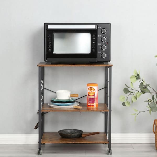 Brown deals microwave stand