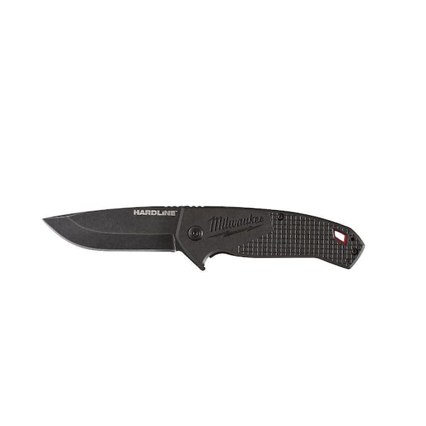 Milwaukee - 3 in. Hardline D2 Steel Smooth Blade Pocket Folding Knife