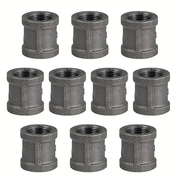Ironwerks Designs 1/2 in. Iron Pipe Coupling (10-Pack)