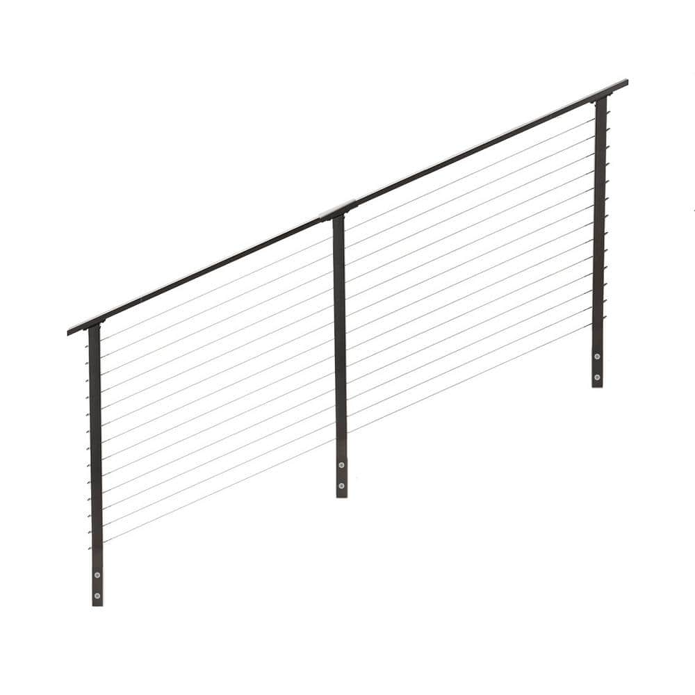 10 ft. Stair Cable Railing, 42 in. Face Mount, Bronze price history on PriceWatchPro