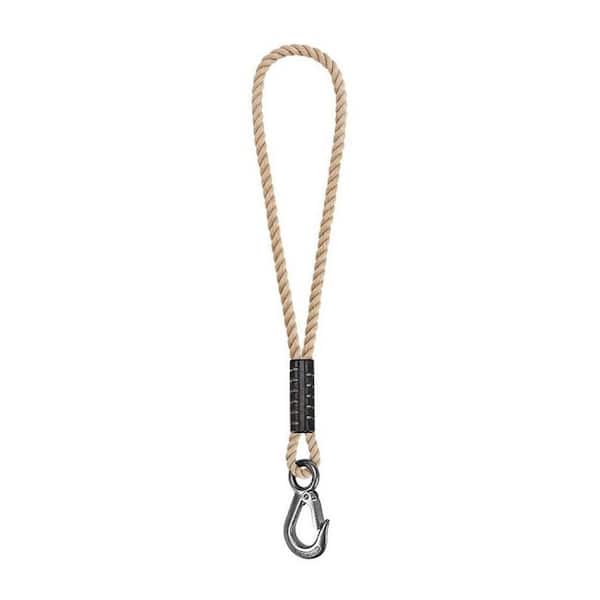 19 Inch Tree Swing Rope Hammock Hanging Strap Heavy Duty Hook for Indoor Outdoor Playground Off-White