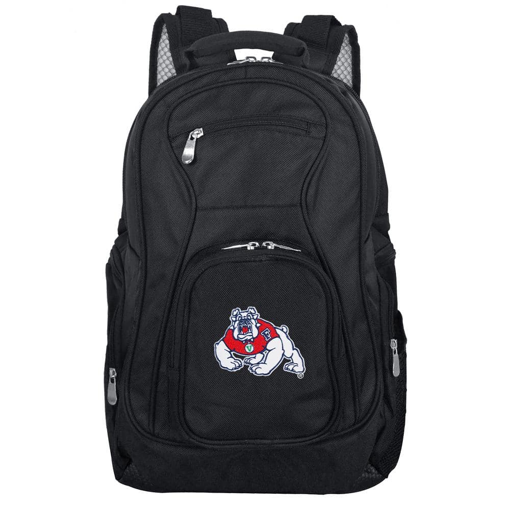Denco NCAA Fresno State Black Backpack Laptop CLFRL704 The Home Depot
