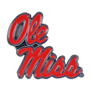 3 in. x 3.2 in. NCAA University of Mississippi (Ole Miss) Color Emblem